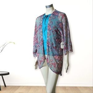 Altar'd State Sheer Kimono Paisley Size XS